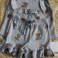 Sleeveless Frill Shorts Set - Rabbit