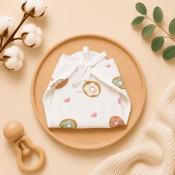 Muslin 6 layer Nappy- Donut
