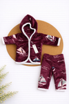 Fluffy Sets - Maroon