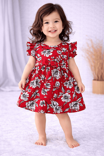 Frill Sleeve Frock