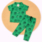 Half Sleeve Kids Night Suit - Green Hulk