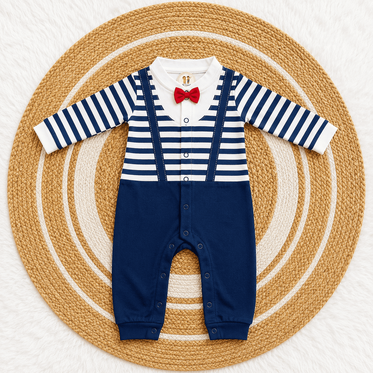 Fancy Baby Boy Romper