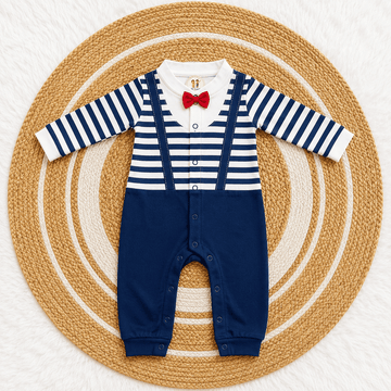 Fancy Baby Boy Romper