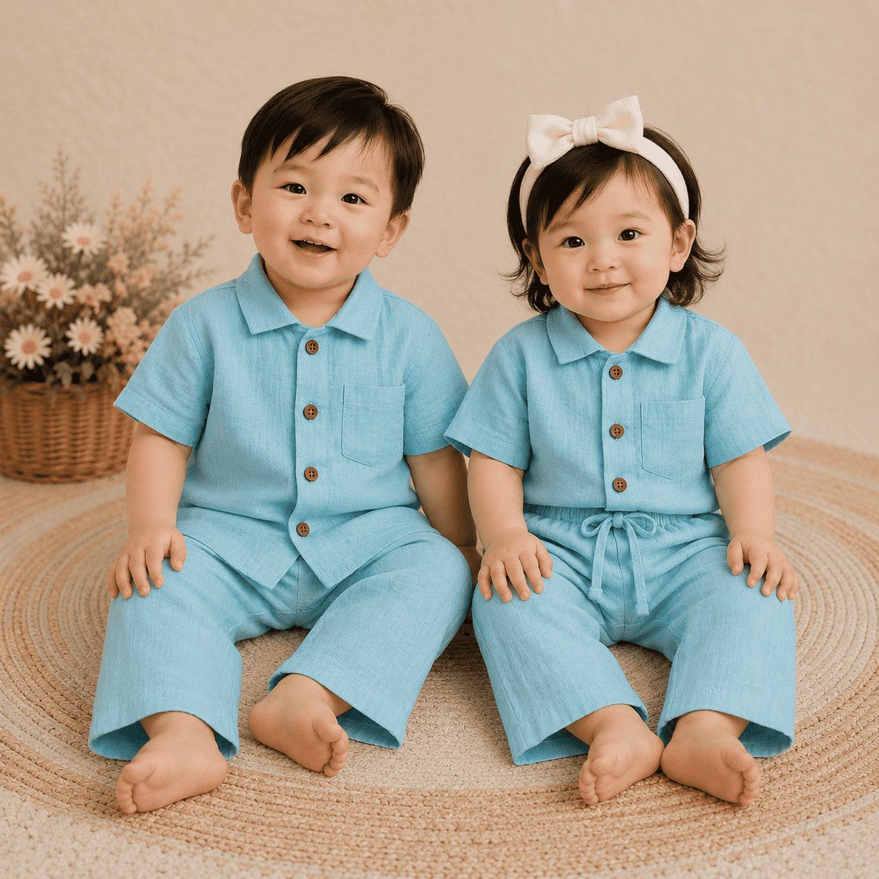 Premium Muslin Pant Set