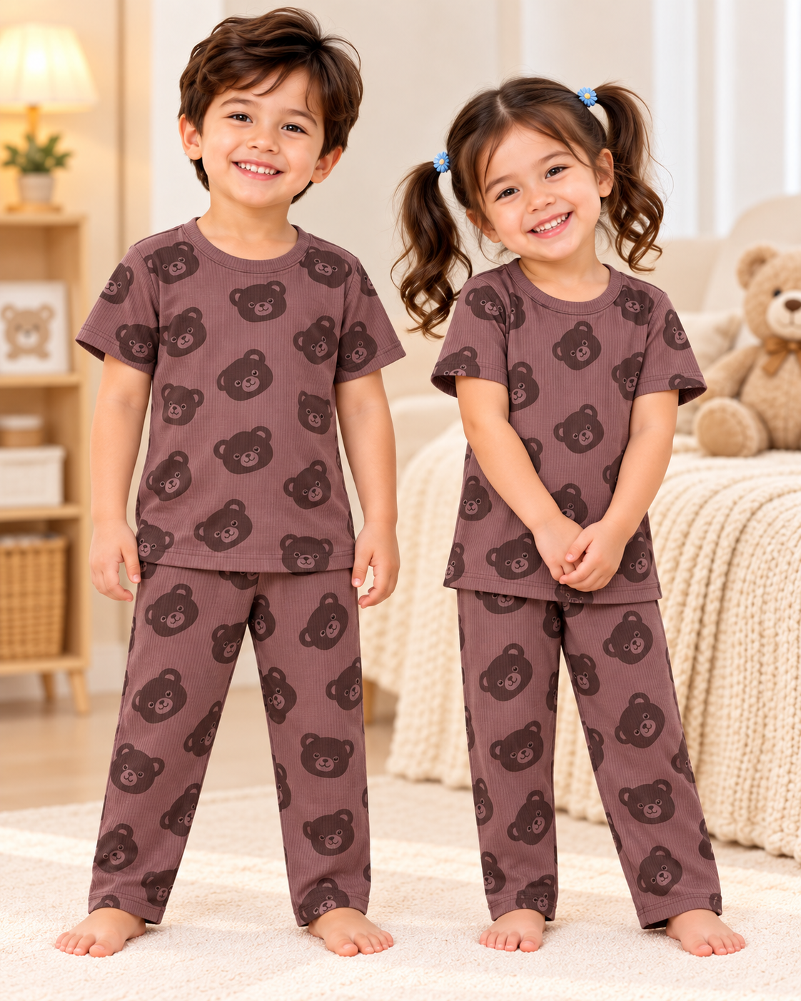 Kids Half Sleeve Co-ords - Buy 4 for 999₹