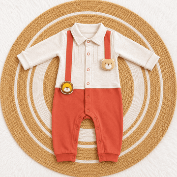 Fancy Baby Boy Romper