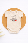 Onesie- Beige Mom+Dad= Me❤️