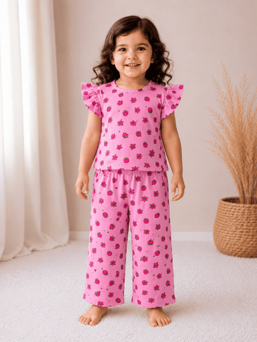 Frill Sleeve Palazzo Co-ord Sets