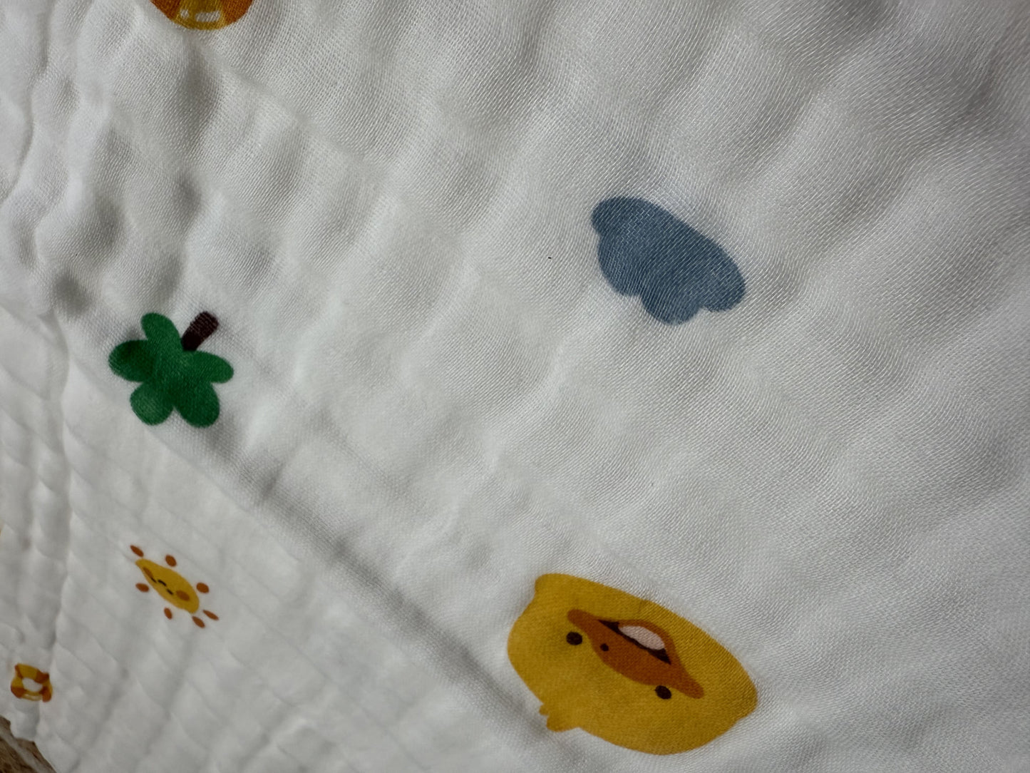 Muslin Receiving Blanket - Yellow Duck