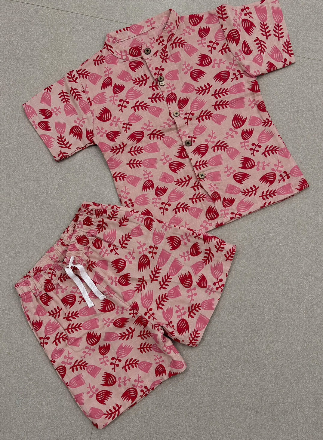 Premium Muslin Co-Ord Set for Boys