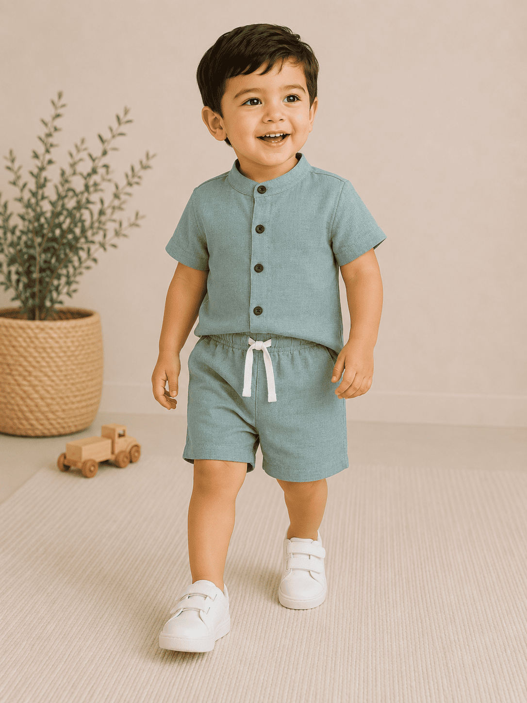 Premium Muslin Co-Ord Set for Boys
