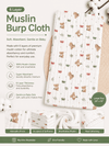 6 Layer Muslin Burp Cloth