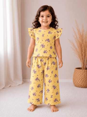 Frill Sleeve Palazzo Co-ord Sets
