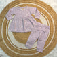 Frock with Legging Co-ord Set Infant - Lavender Flower