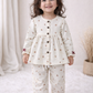 Muslin Girls Co-ords Set - Small Leaf
