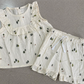 Premium Muslin Sleeveless Frill Top & Shorts Set