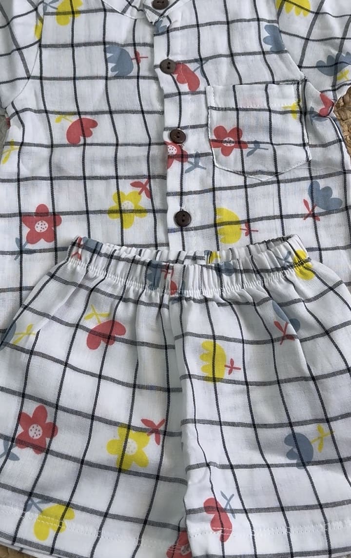 Premium Muslin Co-Ord Set for Boys