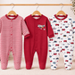 3 Piece Romper Set Soft Cotton
