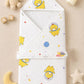 4-Layer Hooded Towel - Space Duck Print