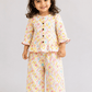 Girls Ruffle Neck Muslin Set- Buy 3 for 1250₹