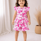Muslin Frill Sleeve Shorts Set