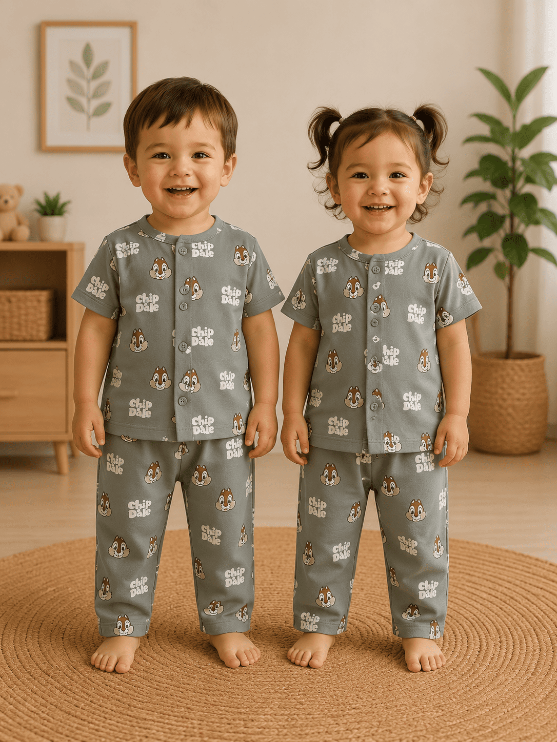 Kids Premium Cotton Night Suit