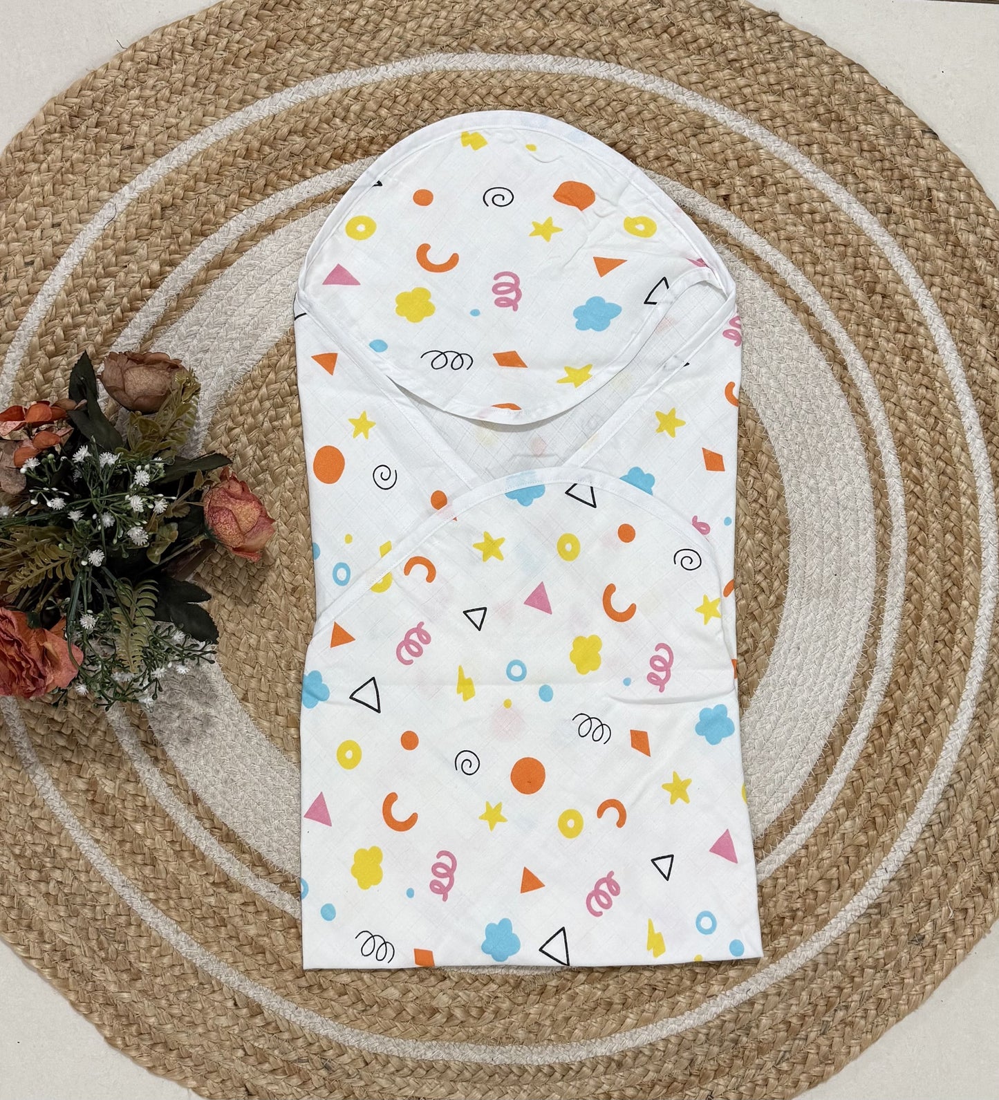 Muslin 2 layer Hooded Towel- Shapes