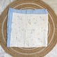 Muslin Receiving Blanket - Blue Border Space Theme