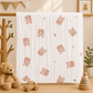 Muslin 6 Layer Bath Towel- Teddy Bear