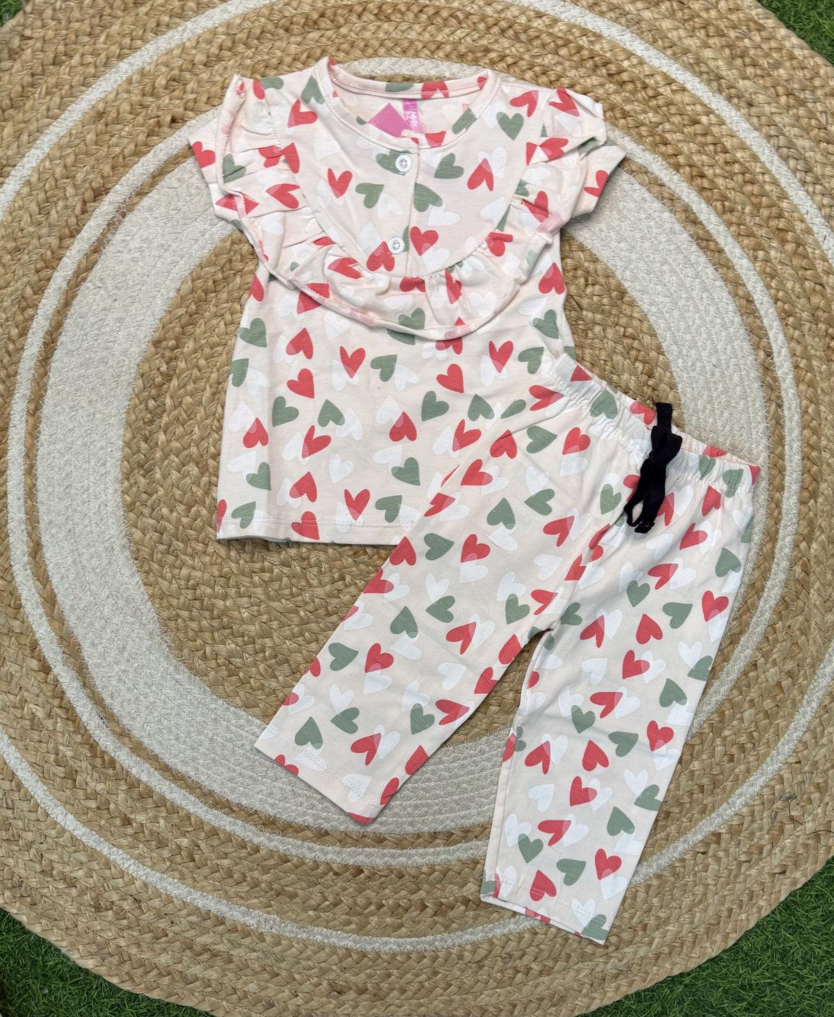 Frill Top with Palazzo Set