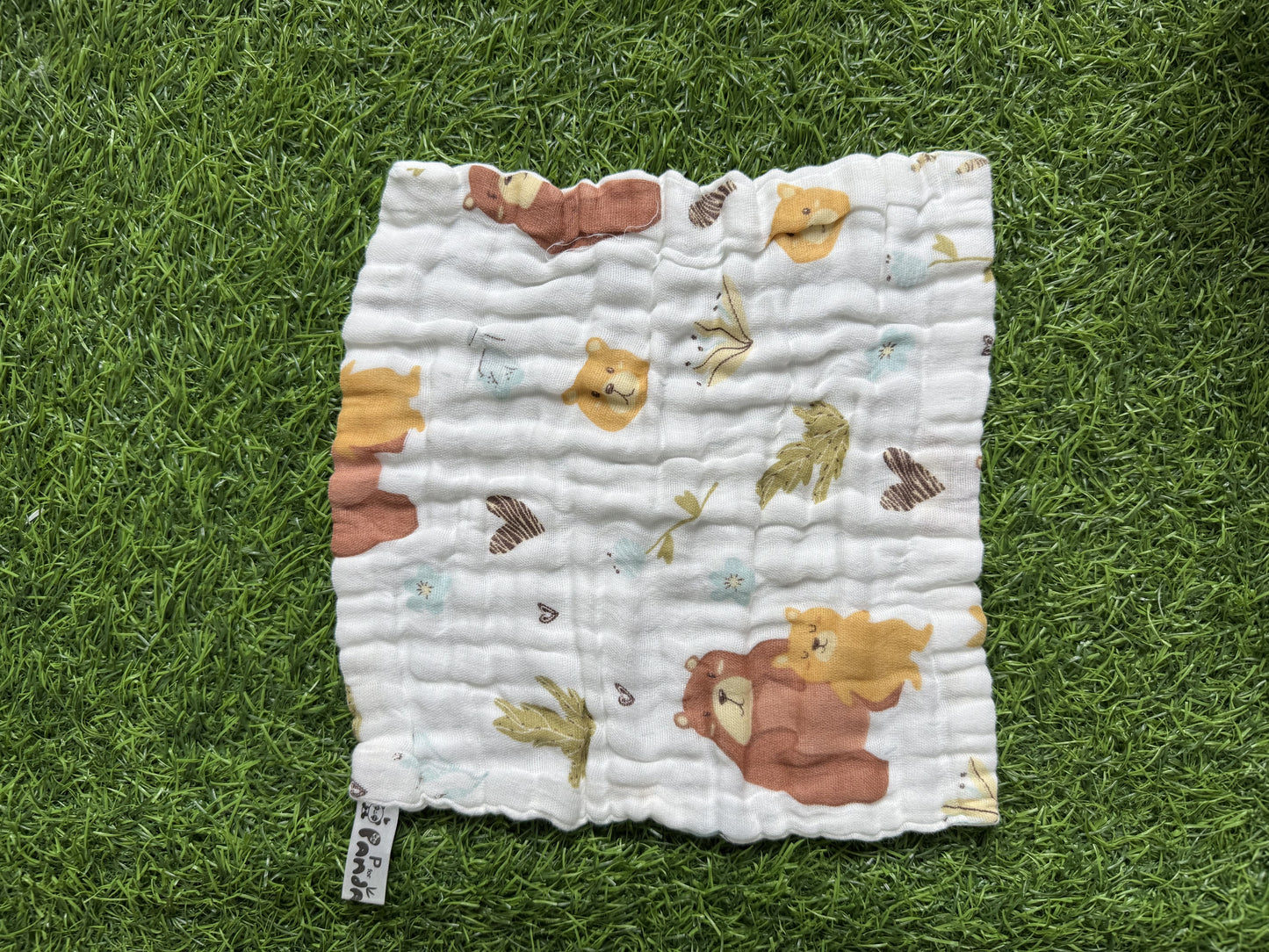 6-Layer Muslin Wash Cloth – Assorted (Set of 5 Pieces)