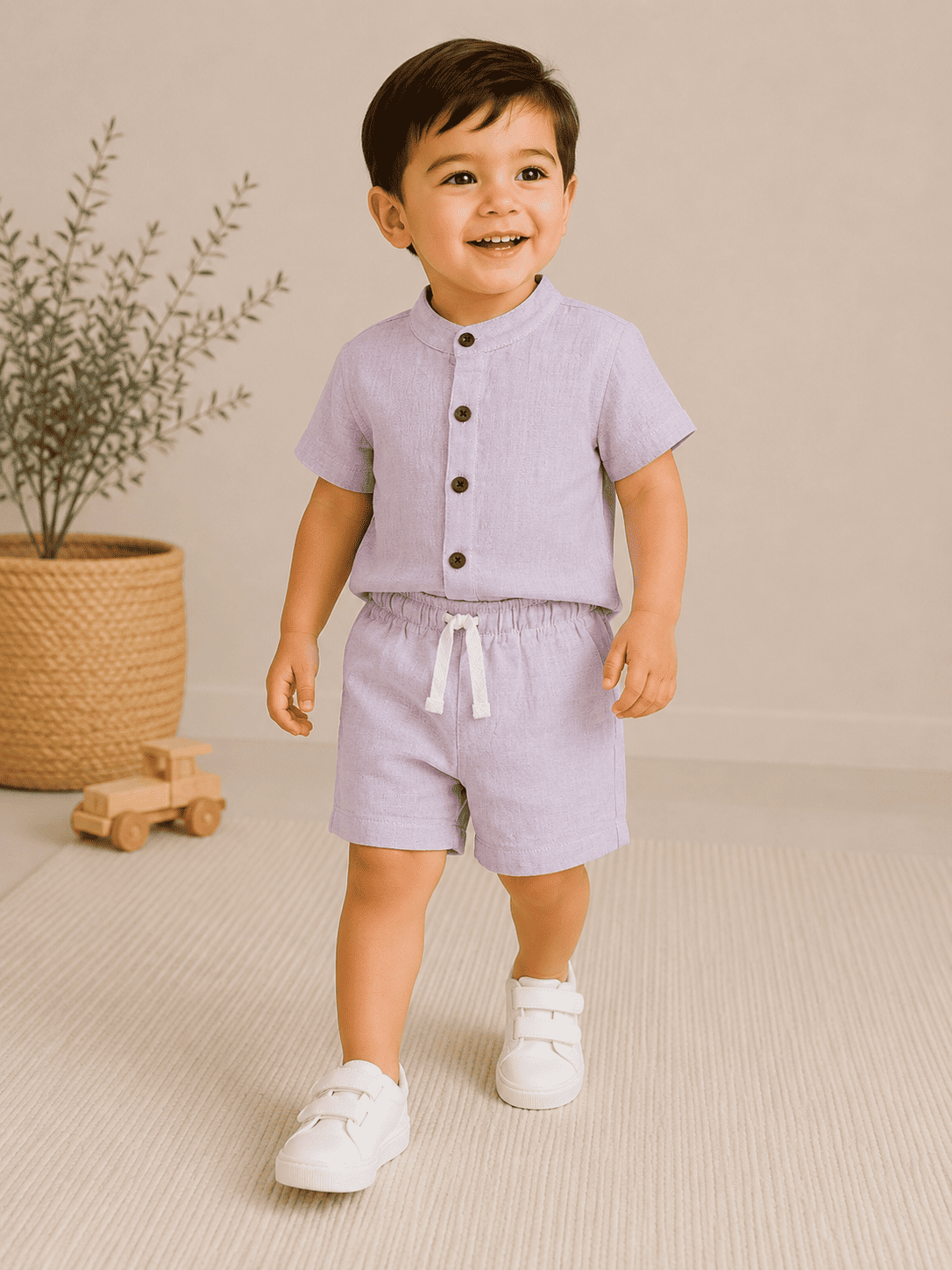 Premium Muslin Co-Ord Set for Boys