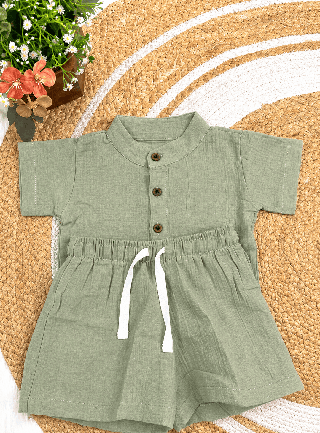 Premium Muslin Co-Ord Set for Boys