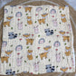 Muslin 6 Layer Bath Towel- Animals