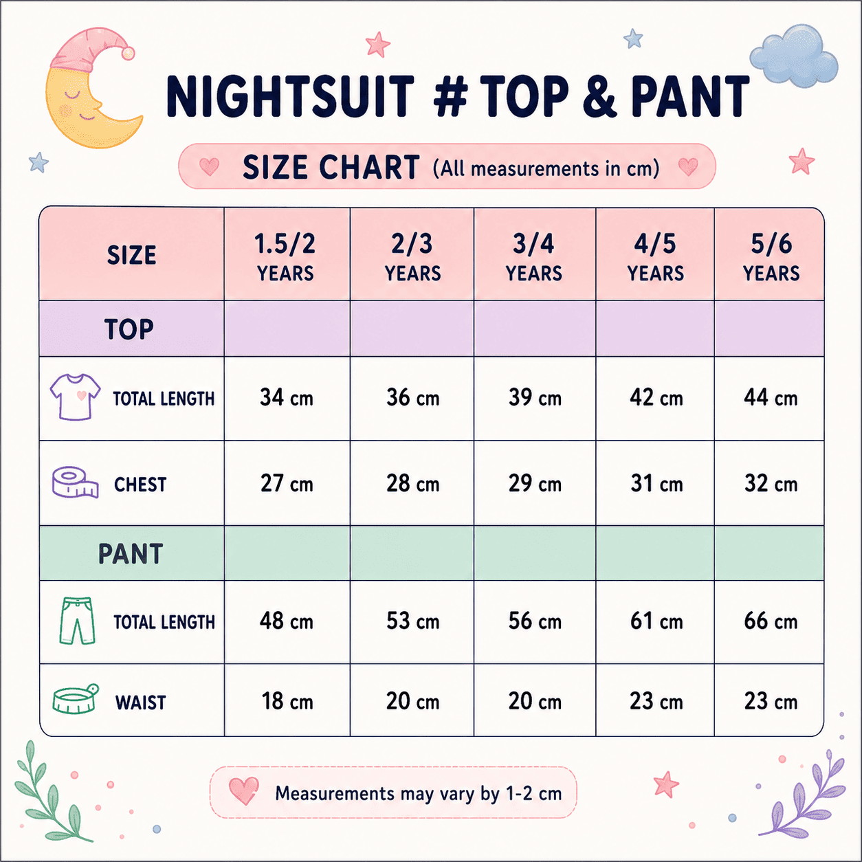 Kids Full Sleeve Night Suit - Buy3 @999₹