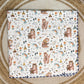 4 Layer Receiving Blanket - Boho Bear