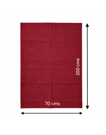 Baby Dry Sheet - Maroon