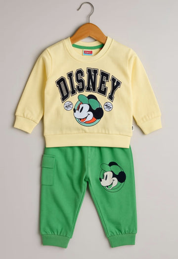 Kids Jogger Set – Pale Yellow Disney
