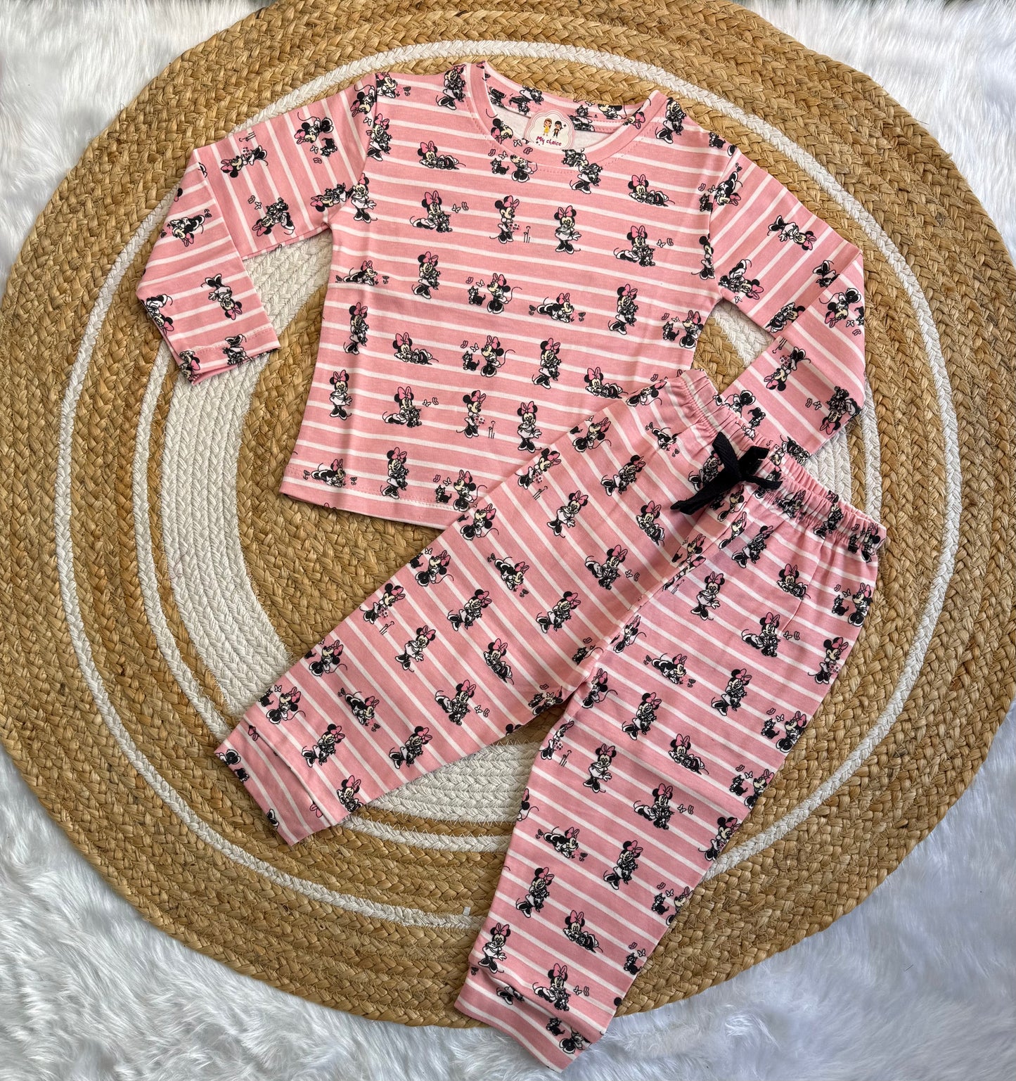 Full Hand Co-ords Set - Pink Micky
