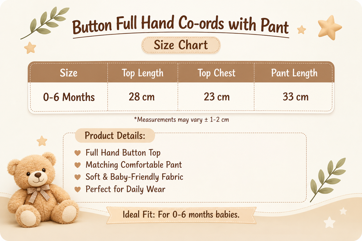 Baby Full Sleeve Co-ords Sets - Moonlight