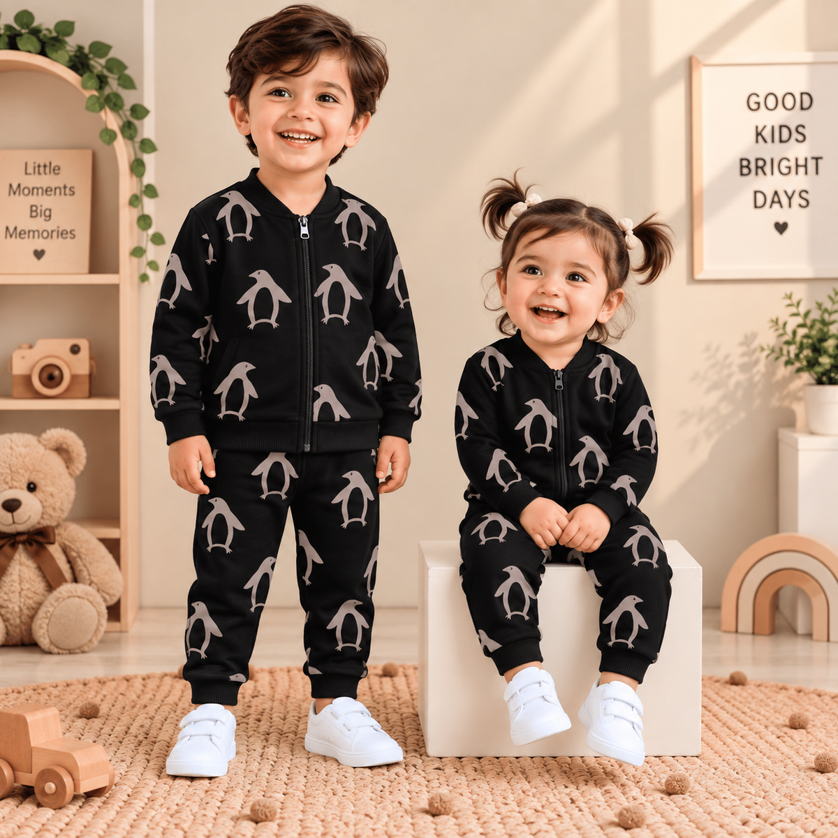 Pre-Winter Front Zip Co-Ord Set - Buy3 @999₹