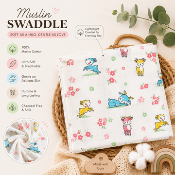 Muslin Swaddle - Deer