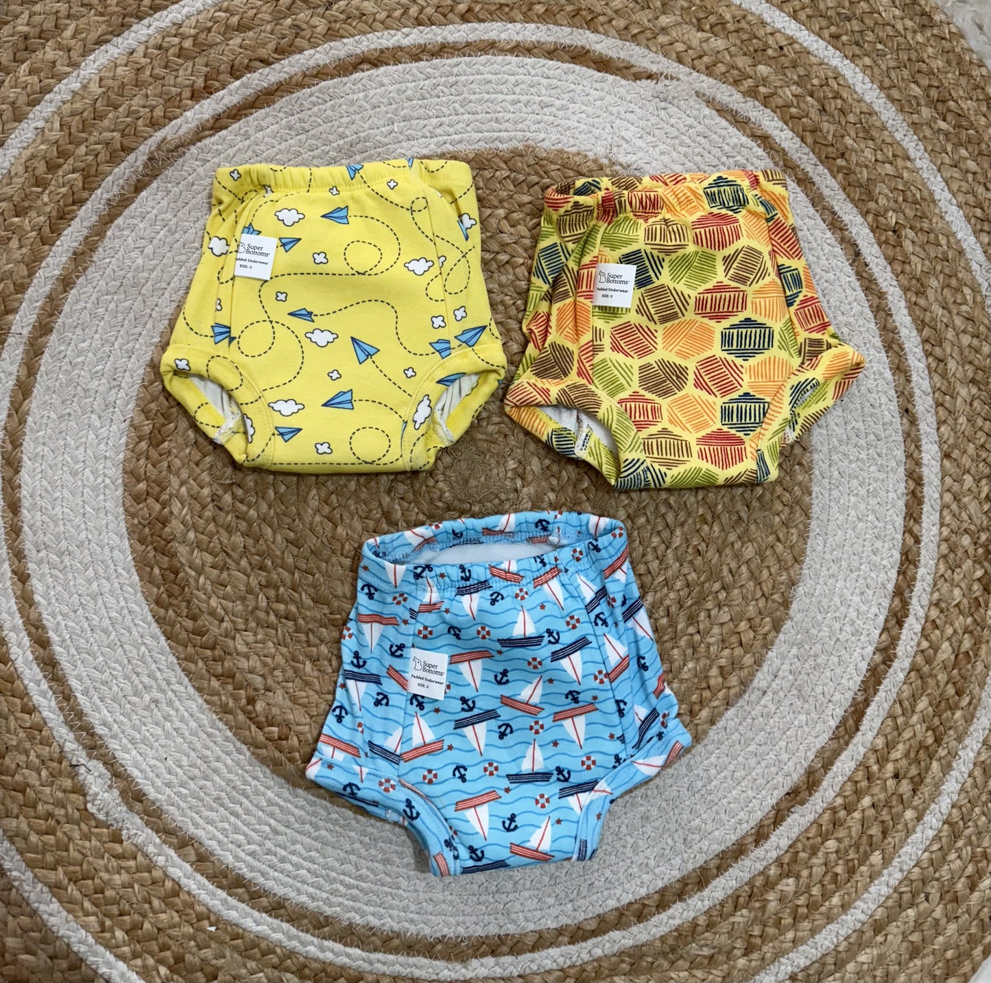 Padded Potty Training Pants - Size 0 (6-12 Months)