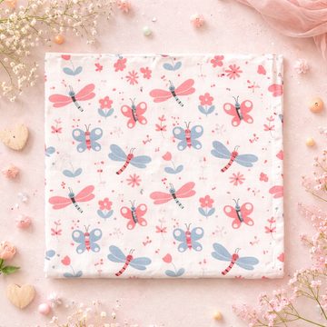 Muslin Bath Towel - Butterfly