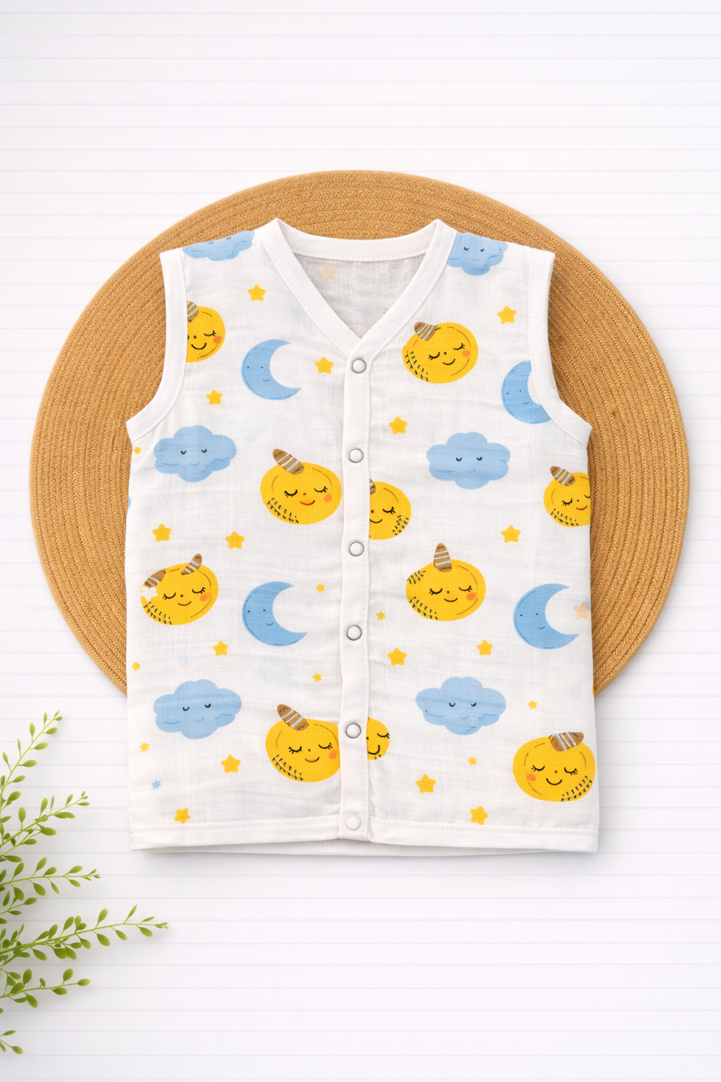 Muslin Jabla - Cat Moon