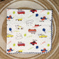 4 Layer Receiving Blanket - Car