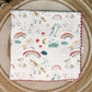 4 Layer Receiving Blanket - Rainbow Unicorn