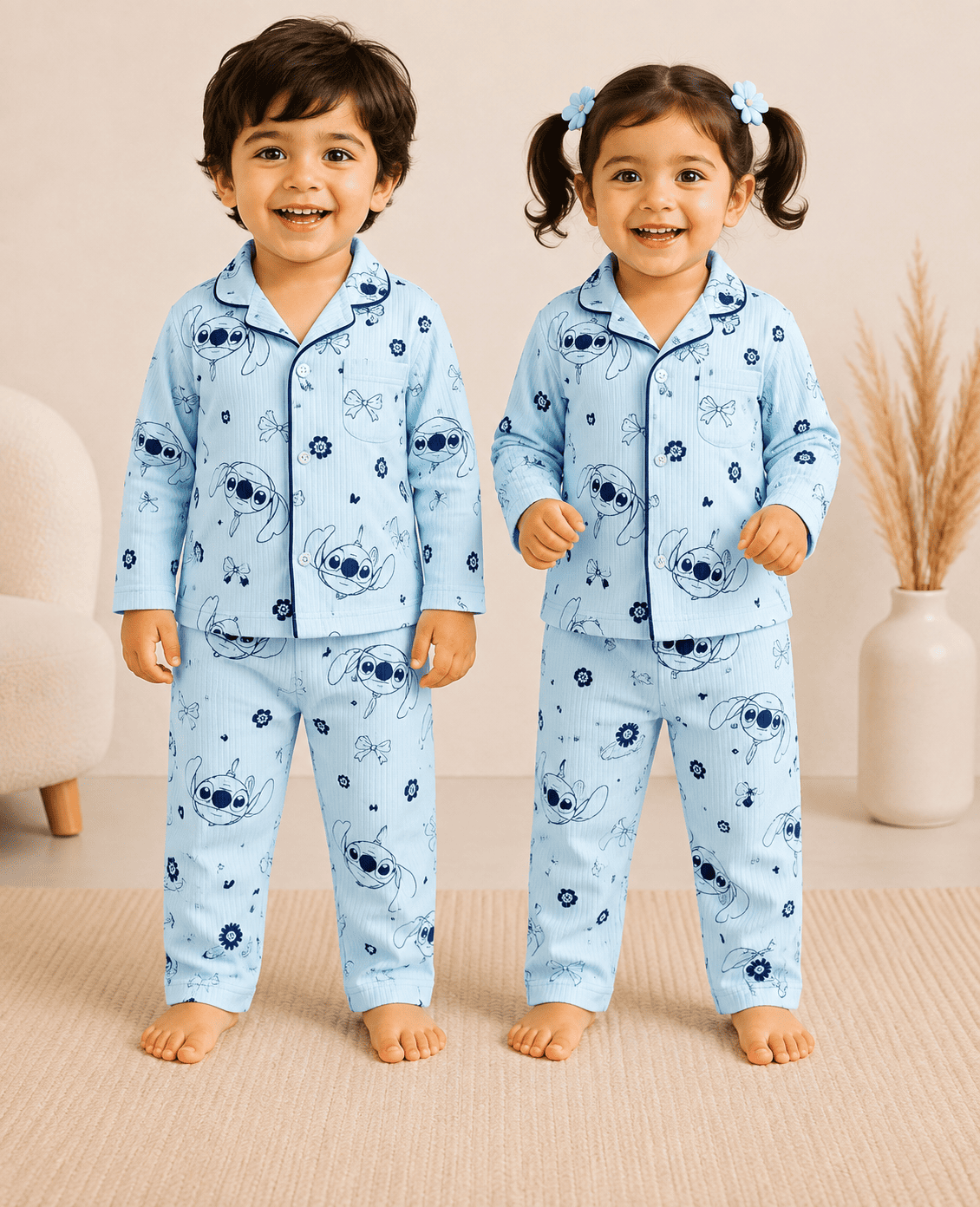 Kids Full Sleeve Night Suit - Buy3 @999₹