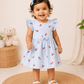 Frill Sleeve Frock - Buy 5 for 999₹