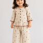 Girls Ruffle Neck Muslin Set- Buy 3 for 1250₹